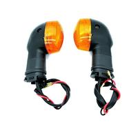 Luces De Señal De Giro 1 Par De Luces Intermitentes para Motocicleta para YZF R1 R6 R125 R25 R3 FZ-6N XJ6 MT07 MT09 YBR125 YS250 Imper(Ámbar)