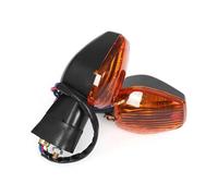 Luces De Señal De Giro Intermitentes Delanteros Y Traseros para Motocicleta para RVT1000R RC51 XL700V VTR 1000F VTR250 Contorno Luces(Ámbar)