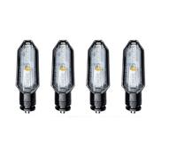 Luces De Señal De Giro Intermitentes para Motocicleta para para CBR250RR, para CBR400R, para CBR500R para CBR650R. Luz Indicadora Intermitente. Contorno Luces(Tipo 6)