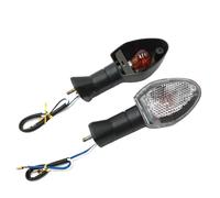 Luces De Señal De Giro Intermitentes para Motocicleta para Suzuki GSX 1250FA, GSX 650F, GSX-R1000, GSX-R600 Y GSX-R750. Luces De Freno E Intermitentes. Contorno Luces(Claro)