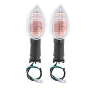 Luces De Señal De Giro Intermitentes Y Luces De Señalización para Motocicleta para FZ-6N FZ-6S FZ-6R FZ1N FZ8 Indicadores Delanteros Y Traseros, Luz De Freno Contorno Luces(Claro)
