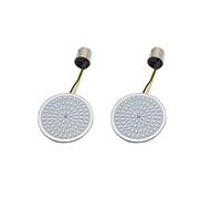 Luces De Señal De Giro Kit De 1 Par Luces Señal Giro para Motocicleta para Harley Road Glide Touring Sportster con Base 1156 1157, Intermitentes Imper(Yellow 1156,X-1)