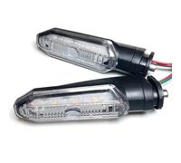 Luces de Señal de Giro Luces De Giro De Motocicleta, Luces Intermitentes De Flujo, Lámpara De Señal Para H&onda CB150R CB250R CB300R CB650R CB1000R CB1100RS 2017-2022 Luz Intermitente(Amarillo,2 pieza