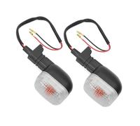 Luces De Señal De Giro Luces Intermitentes Delanteras Y Traseras para Motocicleta para Aprilia SR 50, BWS100, SR 50 LC Street, Funmaster, Sport Y Racing Contorno Luces(Claro)