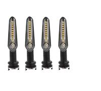 Luces De Señal De Giro Luz De Intermitente para Motocicleta con Efecto De Agua Fluida Ámbar Indicador Delantero Y Trasero para MT07 MT03 MT09 Tracer XSR700 Contorno Luces(4 Piezas)