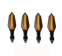 Luces De Señal De Giro Luz De Intermitente para Motocicletas para MT07 09 10 FZ1 FZ6 FZ09 FZ8 XSR 700 900 YZF R125 FJR1300 Tracer 900 Contorno Luces(Color 4)