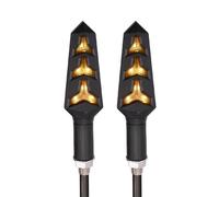 Luces De Señal De Giro Luz De Intermitente Y Señalización para Motocicletas para TDM 900 850 MT125 MT03 MT01 MT 125 03 01 XT660 Efecto De Agua Fluida Contorno Luces(2 Piezas)