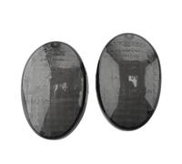 Luces De Señal De Giro Luz Direccional para Motocicleta para para Ninja 250R, para Vulcan S 650, D-Tracker 125, 150, 250, W800 Cafe, Intermitente Delantero Y Trasero Imper(Fumar,Lente)