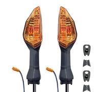 Luces De Señal De Giro Luz Indicadora De Intermitente para Motocicleta para para Z125 para Z250 para Z250S para Z300 Luces Intermitentes Delanteras Traseras Contorno Luces(Ámbar)