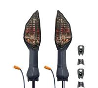 Luces De Señal De Giro Luz Indicadora De Intermitente para Motocicleta para para Z125 para Z250 para Z250S para Z300 Luces Intermitentes Delanteras Traseras Contorno Luces(Fumar)