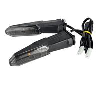 Luces De Señal De Giro Luz Indicadora De Intermitente para Motocicleta para para Z650 para Z300 para Z400 para Z125 para Z900RS Luz De Freno Y Destello Contorno Luces(Fumar,2 Piezas)