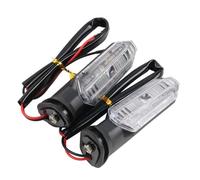 Luces De Señal De Giro Luz Indicadora De Intermitente Trasero De 12V para Motocicletas para RS150, XRE300, CRF300, X-ADV750, NC750X Contorno Luces(Transparente)