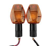 Luces De Señal De Giro Luz Intermitente para Motocicleta para VTR1000 VTR1000F VTR 250 RVT1000R RC51 XL700V Transalp 700 Contorno Luces(Ámbar)