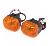Luces De Señal De Giro Luz Intermitente Y Señal De Giro para Motocicleta para BWS 50 Y BWS R125 Señales De Giro Delanteras Y Traseras Y Luces De Freno Contorno Luces(Ámbar,Frente)