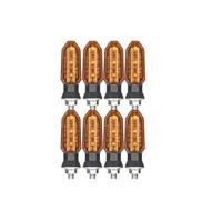 Luces De Señal De Giro para Ducati Scrambler 800 Y Multistrada 1200 | Luces Intermitentes De Señalización Para Motocicleta Contorno Luces(ÁMBAR,8 piezas)