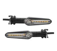 Luces De Señal De Giro para Motocicleta para Yamaha FZ-09 FZ-1 N FZ1 para FAZER FZ-10 Nikon T7 TENERE 700 Lámpara De Indicadores De Funcionamiento Indicadores De Giro(2 Piezas Que fluyen)