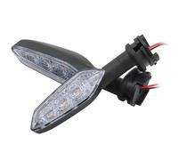 Luces De Señal De Giro Relé De Intermitentes para Motocicletas para YZF R15 YZF R25 YZF R3 YZF R125 Luces Indicadoras De Dirección Delanteras Y Traseras Contorno Luces(Claro,2 Piezas)