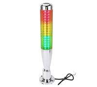 Luces de Señalización Led en Torre, Lámpara Indicadora de Torre 24V CC en Rojo/Amarillo/Verde Fija/Intermitente Columna de Advertencia Industrial Andon Con Zumbador, para CNC Y Máquinas Herramienta
