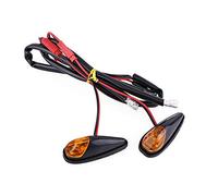 Luces De Señalización Para Motocicleta 2 Piezas LED Montaje Al Ras Indicadores Diseño Moderno Fácil Instalación Impermeable Y Resistente Para Mayor Visibilidad Y Seguridad