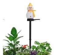 Luces De Snowman Solares, Luces Al Aire Libre Luces LED, Luces De Camino Al Aire Libre Impermeables, Luces Al Aire Libre Solar Luz Jardín, Snowman Decoraciones De Navidad
