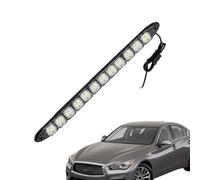 Luces de tráfico para coches, luces LED flexibles para el día, luces LED flexibles para el coche, luces LED impermeables y flexibles fáciles de instalar para exteriores de coches para ver
