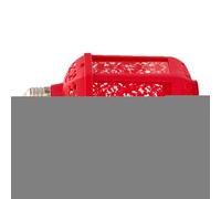 Luces decorativas rojas para fiestas, linternas chinas de polipropileno, 30 W de proyección LED con diseño de personajes fu, interfaz E27, modos rojos y coloridos, decoración festiva para Año Nuevo