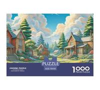 Luces del Norte 1000 Piezas Rompecabezas Familiar Edificio Inteligencia Juguete Regalo Creativo para La Relajación Desafíos Extra Divertidos Educativo 70x50cm/