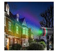 Luces del proyector de Navidad de Halloween, Proyector de estrella del cielo de Navidad, Hada for exteriores, foco de escenario, duchas, césped y jardín, luz de escenario, paisaje, discoteca, luz de A