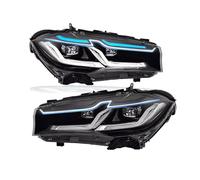Luces delanteras de coche Compatible con BMW X5 F15 faros delanteros 2014-2018 actualización F15 DRL proyector faros señales accesorios automotrices