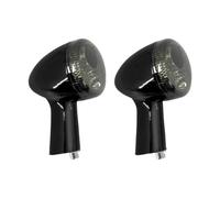 Luces Dirección Señales 2xMotorcycle Rear Turn Signals Indicators Amber LED Lights Black/Silver For For Sportster 883 For Iron For XL1200 1992-2019 2021 2022