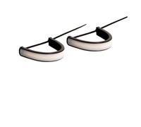 Luces Dirección Señales Tiras De Luces LED De Señal Giro Amarillo Ámbar Montaje Envolvente Universal para Motocicletas O Vehículos Todo Terreno UTV Señal Antivuelco