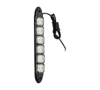 Luces diurnas LED flexibles, luces exteriores para coche - Luces LED automotrices, Tira de luz LED flexible para coche, luces LED impermeables para camiones, remolques, barcos y coches