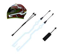 Luces EL para cascos, banda luminosa para cascos, decoración de tira luminosa para | Tira LED para resistente a los golpes, impermeable y adhesivo firme, para Papa,