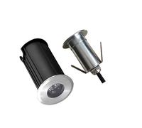 Luces Empotrables Para Exteriores - Foco De Luz LED, Mini Luz Subacuática De 1 W, Ángulo De Haz De 30°, Luces LED Redondas Impermeables IP68 Para Paisaje, Para Escaleras, Terrazas, Jardines(Green,12/2