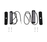 Luces estroboscópicas de emergencia LED, luz ámbar de 6 luces intermitentes de advertencia para coche, camión, todoterreno, ATV, SUV, paquete de 2