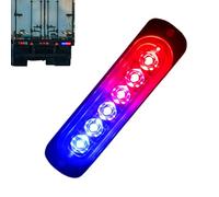 Luces Estroboscópicas para Coche,Luces Estroboscópicas para Camiones con 6 LED | Suministros de Repuesto para Vehículos de Autopista Trabajos de Urgencia Motocicleta Construcción Quitanieves Ambulanci