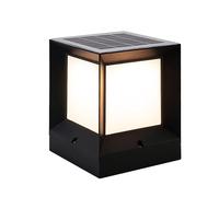 Luces Exteriores para Postes Lámpara De Sobremuro Exteriores, LED Solares Farolas Jardin, Luz De Pedestal Negra Luz De Trayectoria con Mando A Distancia Regulable para Patio Uso En Exteriores (Size :