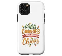 Luces, Galletas, Caos Navideño Carcasa para iPhone 11 Pro