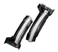Luces Giro Indicadoras 2 Luces Intermitentes Dinámicas Para Ford Para Focus 4 MK4 2019-2020, Luz Amarilla LED, Indicadora De Espejo Retrovisor Lateral Intermitente Retrovisor(Transparent Cover)