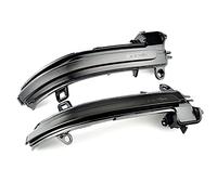 Luces Indicadoras de Giro Dinámicas Espejo Lateral Flasher Light Uso Apto Para BMW F20 F30 F21 F22 F23 X1 E84 1 2 3 4 Series Dynamic Gurn Signal Flowing Water Blinker(Black)
