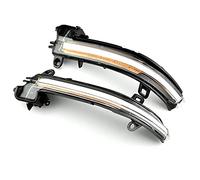 Luces Indicadoras de Giro Dinámicas Espejo Lateral Flasher Light Uso Apto Para BMW F20 F30 F21 F22 F23 X1 E84 1 2 3 4 Series Dynamic Gurn Signal Flowing Water Blinker(Crystal)