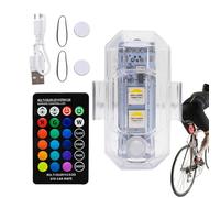 Luces intermitentes inalámbricas | Luz RGB para motocicleta | Luces estroboscópicas portátiles, luces anticolisión LED con mando a distancia para coche y moto, luces de señalización, luces de coche