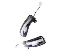 Luces Intermitentes Lateral Compatible Con Mazda 6 GH 2007-2011 2012 2013 2014 2015 Luz De Señal De Giro Espejo Lateral Intermitente Secuencial Intermitente Impermeable(Crystal-Yellow)