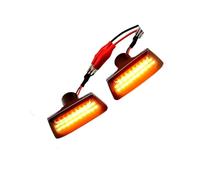Luces Intermitentes Lateral Compatible Con Opel Para Meriva B MK2 2010-2012 2013 2014 2015 2016 2017 Luz De Posición Lateral Intermitente Secuencial 1713423(For Dynamic Smoked Black)