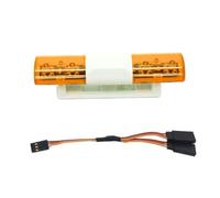 Luces intermitentes RC modelo de coche LED 360 grados giran la lámpara estroboscópica de luz policial para camión RC naranja