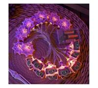 Luces jardín Creativas, Luces Hadas Halloween, luz cálida, Luces Cadena novedosas, Luces LED Colgantes Alambre Cobre, lámparas Noche para decoración Fiestas, hogar y Oficina.