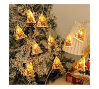 Luces jardín, Luces Cadena para árbol Navidad, Adornos creativos, decoración para árbol Navidad, Luces decoración, Luces LED Colgantes Hadas para Interiores y Exteriores, Luces decoración para BOD