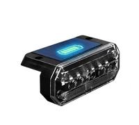 Luces Laterales LED de Marcador Piloto de gálibo solar con sensor de | Luces de Marcador Impermeables para Remolque para Autocaravana, , Autobús, Tractor, Conducción Nocturna Blanco