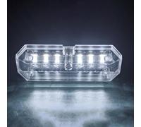 Luces Laterales Marcadoras de Camión Piloto de gálibo solar con sensor de | Luces LED Impermeables Laterales para Autocaravana, , Autobús, Tractor, Conducción Nocturna Blanco