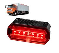 Luces Laterales Marcadoras de Camión Piloto de gálibo solar con sensor de | Luces LED Marcadoras Impermeables para Remolque para Autocaravana, , Autobús, Tractor, Conducción Nocturna Rojo